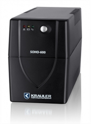 ИБП KRAULER SOHO-600, line-interactive, 600ВА(300Вт), 4 розетки IEC320, чёрный