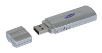 Flash disk 1Gb USB 2.0 Present Women's Memory, Silver
